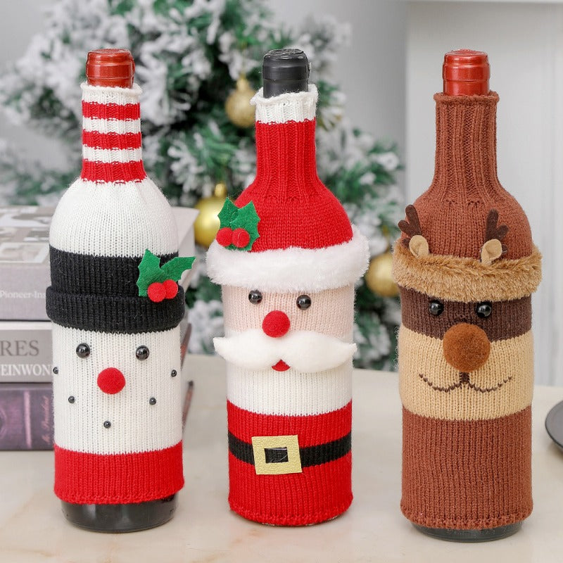 Christmas Characters Wine Cozies