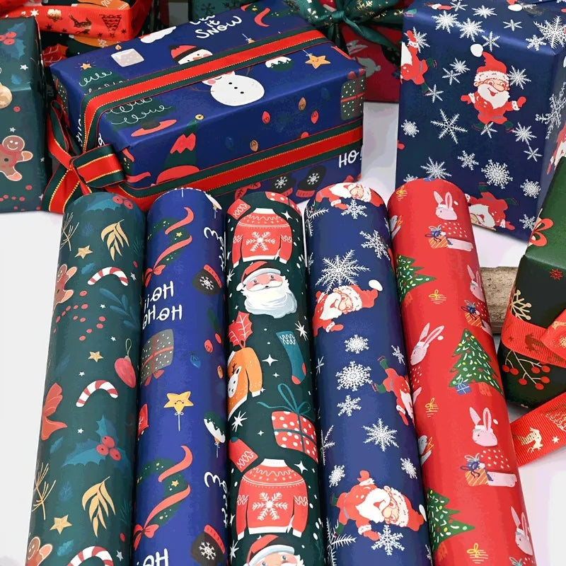 Large Christmas Wrapping Paper Bundles
