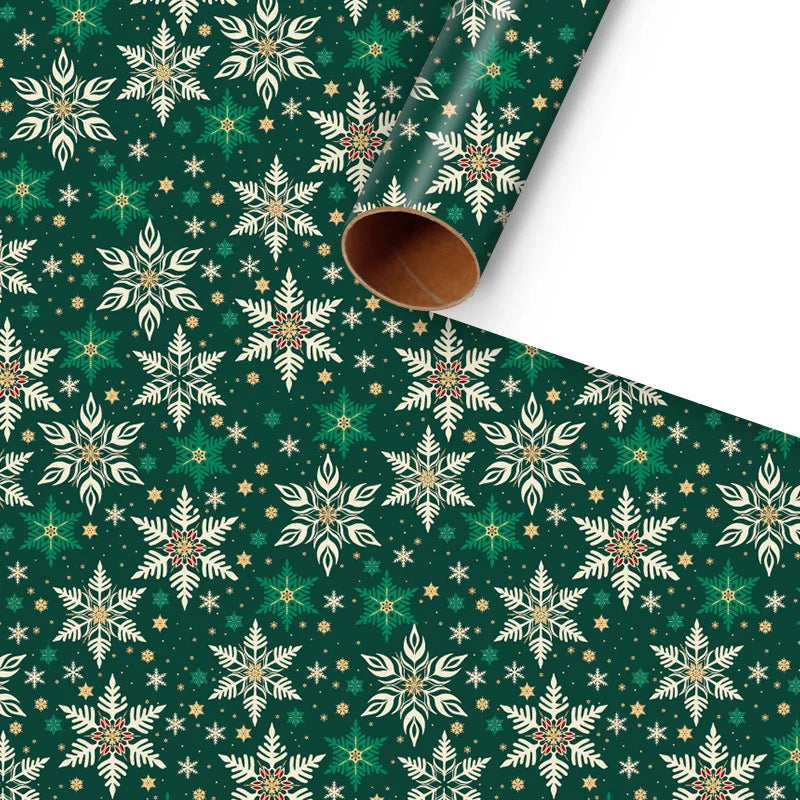 6 Pack of Festive Wrapping Paper